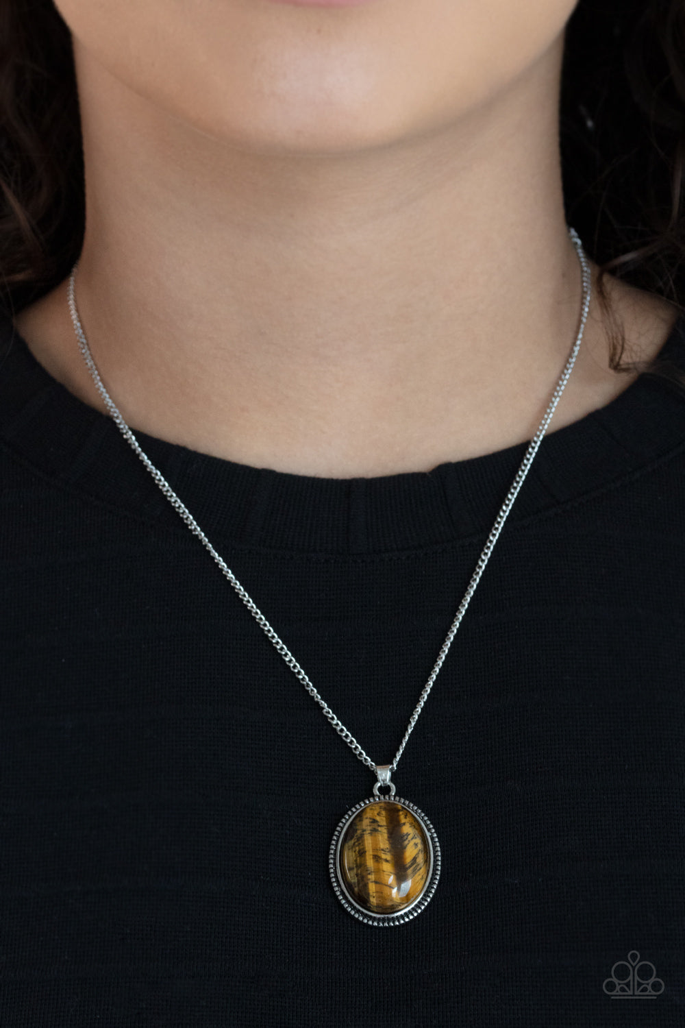 Tranquil Talisman - Brown Necklace - Paparazzi - Dare2bdazzlin N Jewelry