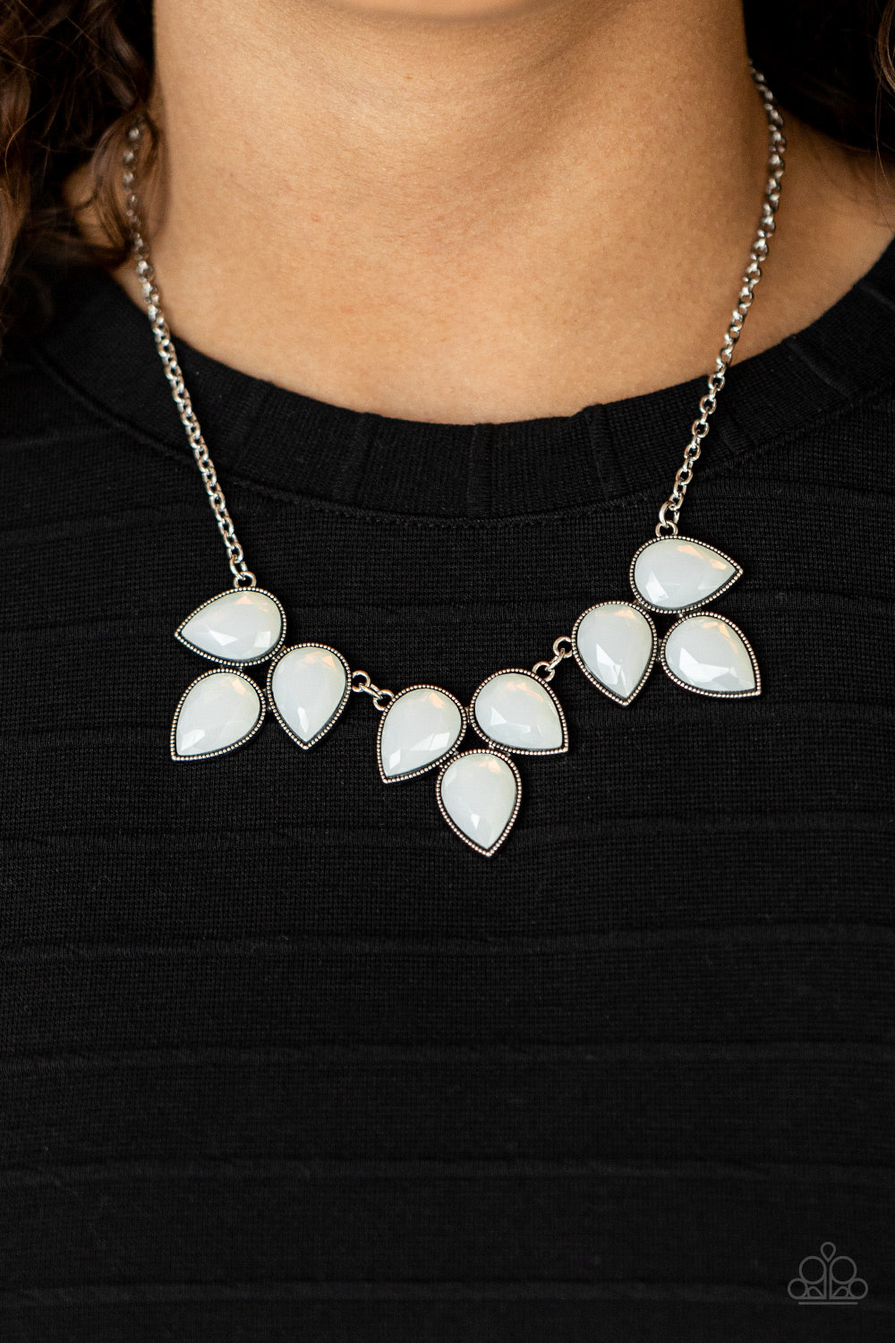 Prairie Fairytale - White Necklace - Paparazzi - Dare2bdazzlin N Jewelry