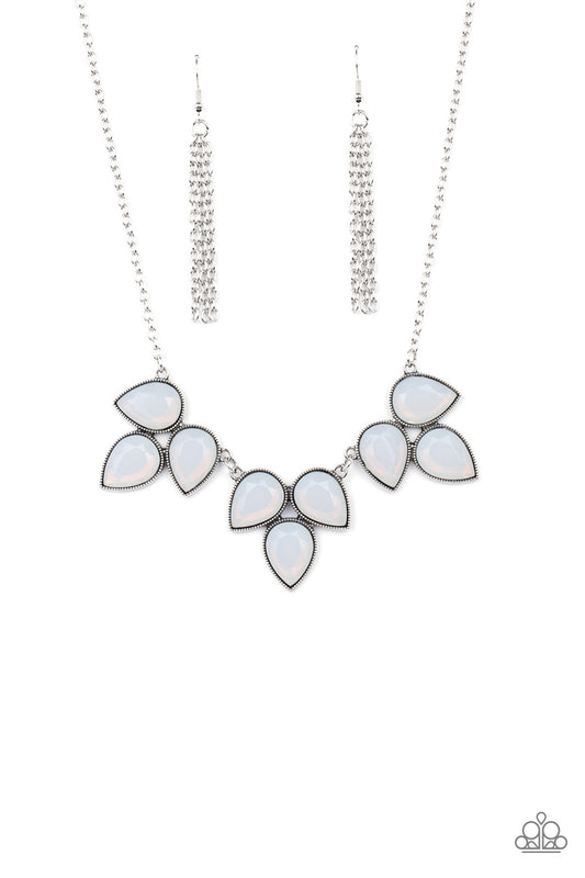 Prairie Fairytale - White Necklace - Paparazzi - Dare2bdazzlin N Jewelry
