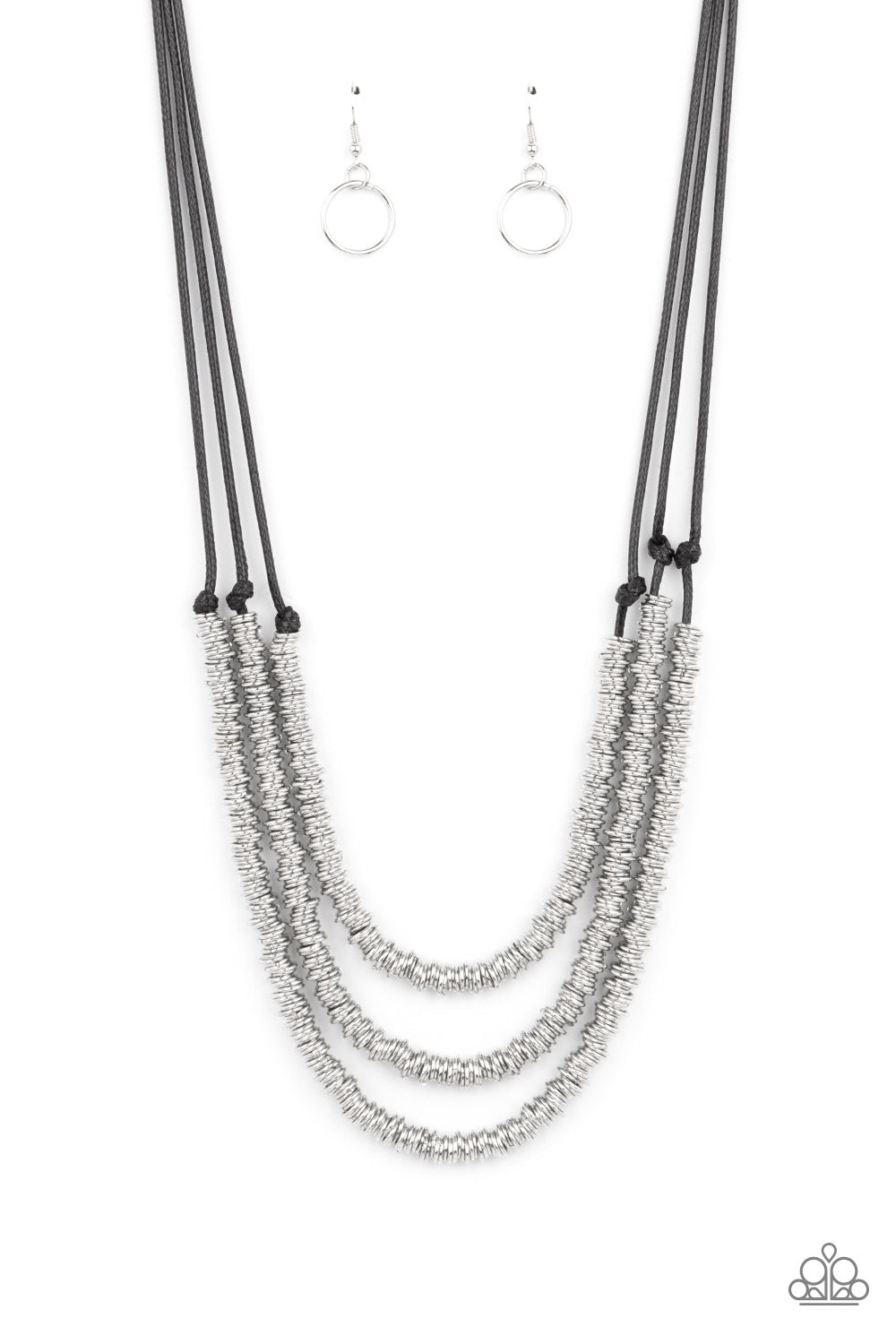 RING to Reason - Black Necklace - Paparazzi - Dare2bdazzlin N Jewelry