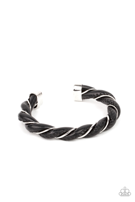 Rebel Relic - Black Bracelet - Paparazzi - Dare2bdazzlin N Jewelry