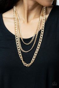 Chain of Champions - Gold Necklace - Paparazzi - Dare2bdazzlin N Jewelry