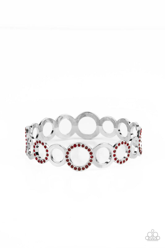 Future, Past, and POLISHED - Red Bracelet - Paparazzi - Dare2bdazzlin N Jewelry