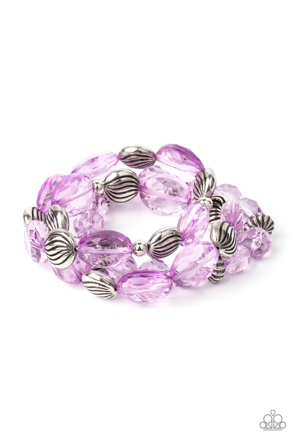 Crystal Charisma - Purple Bracelet - Paparazzi - Dare2bdazzlin N Jewelry