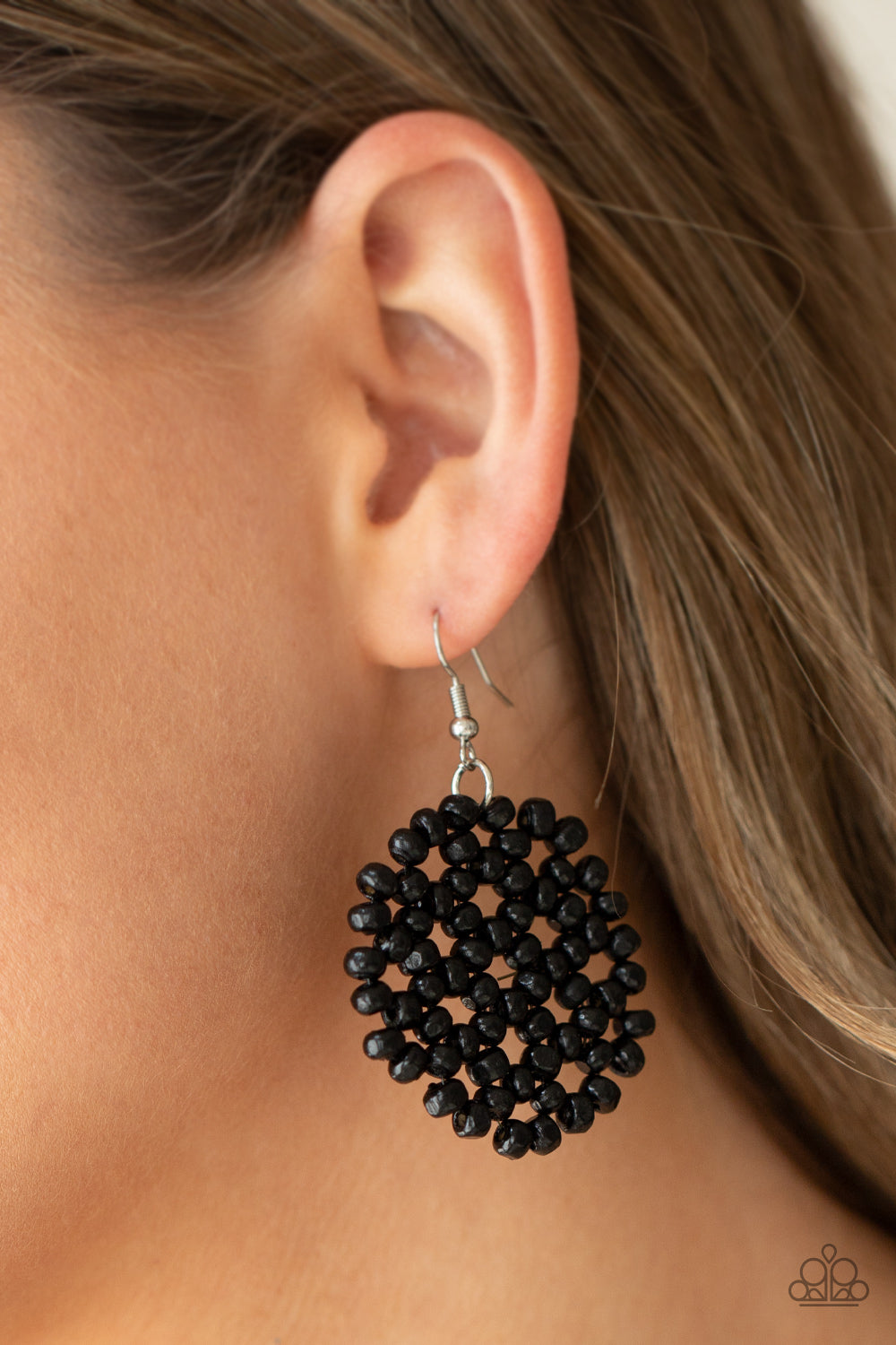 Summer Escapade - Black Earring - Paparazzi - Dare2bdazzlin N Jewelry