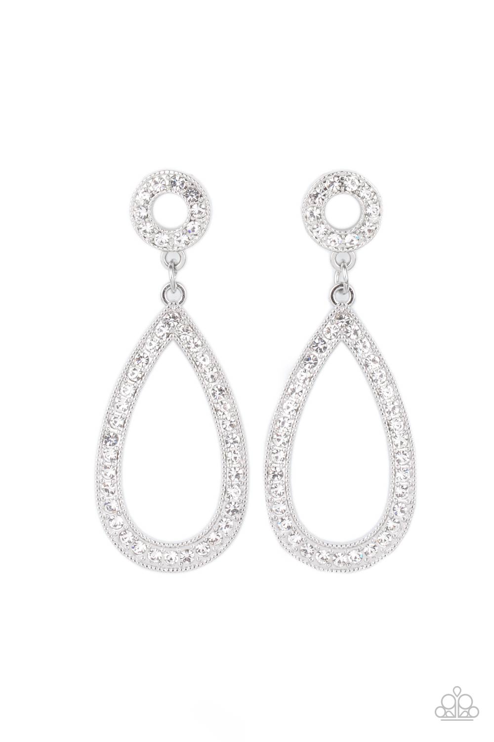 Regal Revival - White Earring - Paparazzi - Dare2bdazzlin N Jewelry