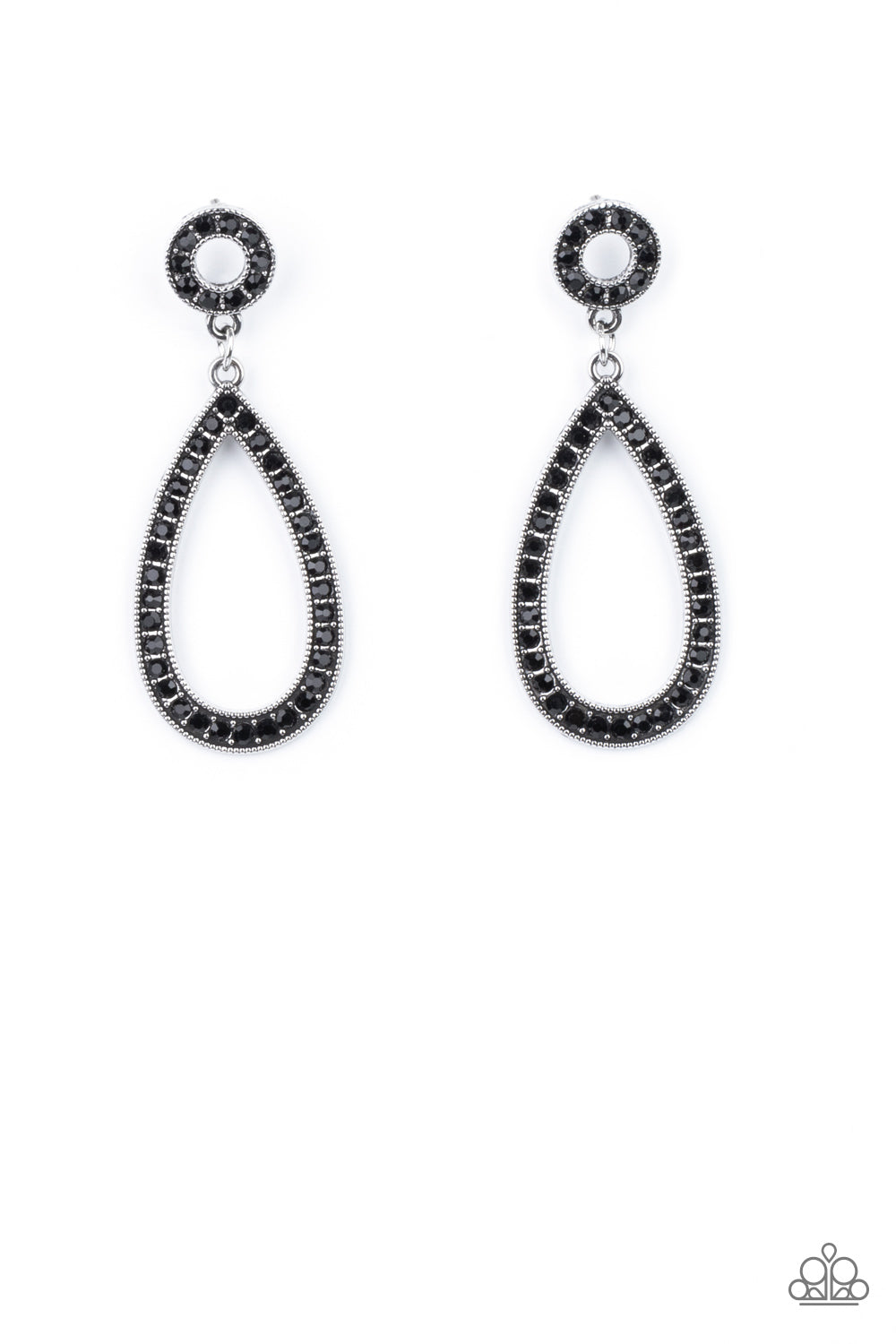 Regal Revival - Black Earring - Paparazzi - Dare2bdazzlin N Jewelry