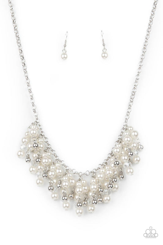 Champagne Dreams - White Necklace - Paparazzi - Dare2bdazzlin N Jewelry