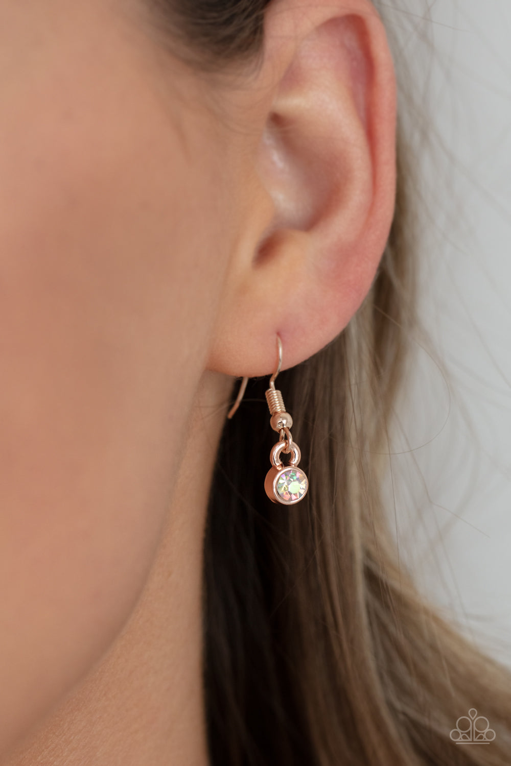 Cosmic Countess - Rose Gold Necklace - Paparazzi - Dare2bdazzlin N Jewelry