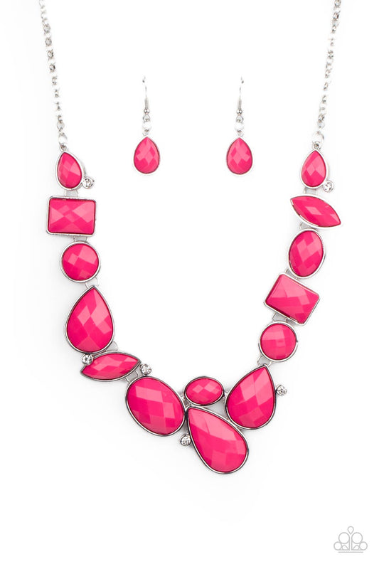 Mystical Mirage - Pink Necklace - Paparazzi - Dare2bdazzlin N Jewelry