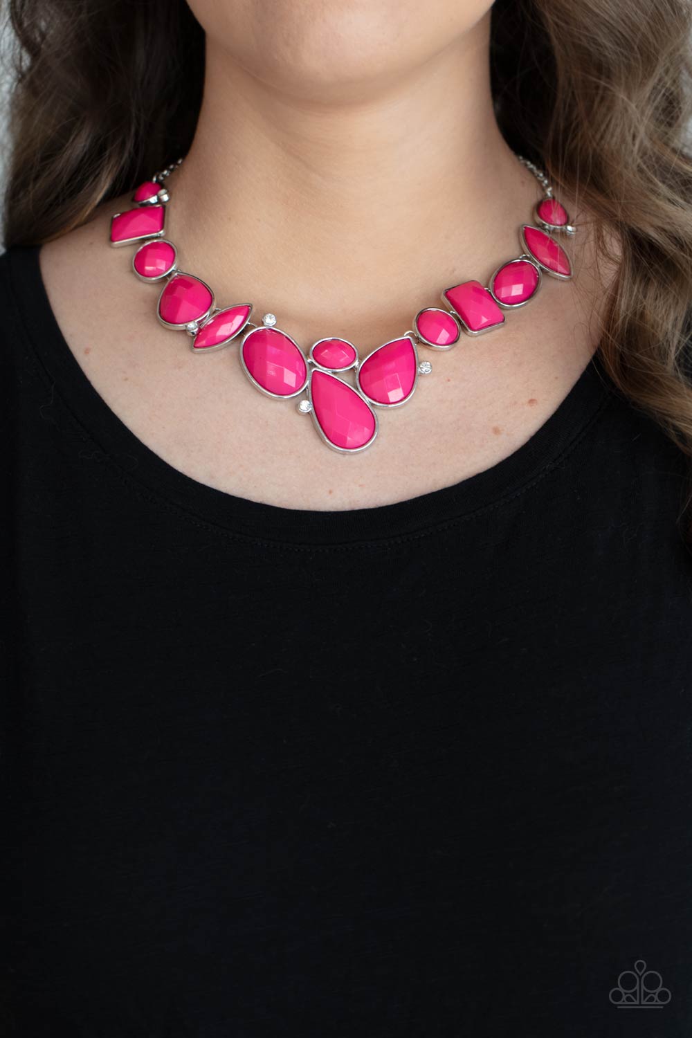 Mystical Mirage - Pink Necklace - Paparazzi - Dare2bdazzlin N Jewelry