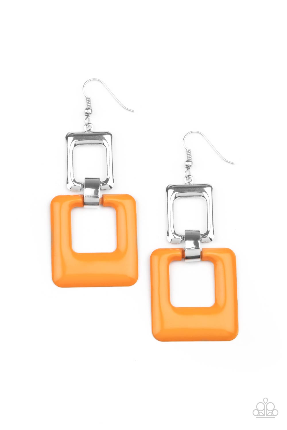 Twice As Nice - Orange Earring - Paparazzi - Dare2bdazzlin N Jewelry