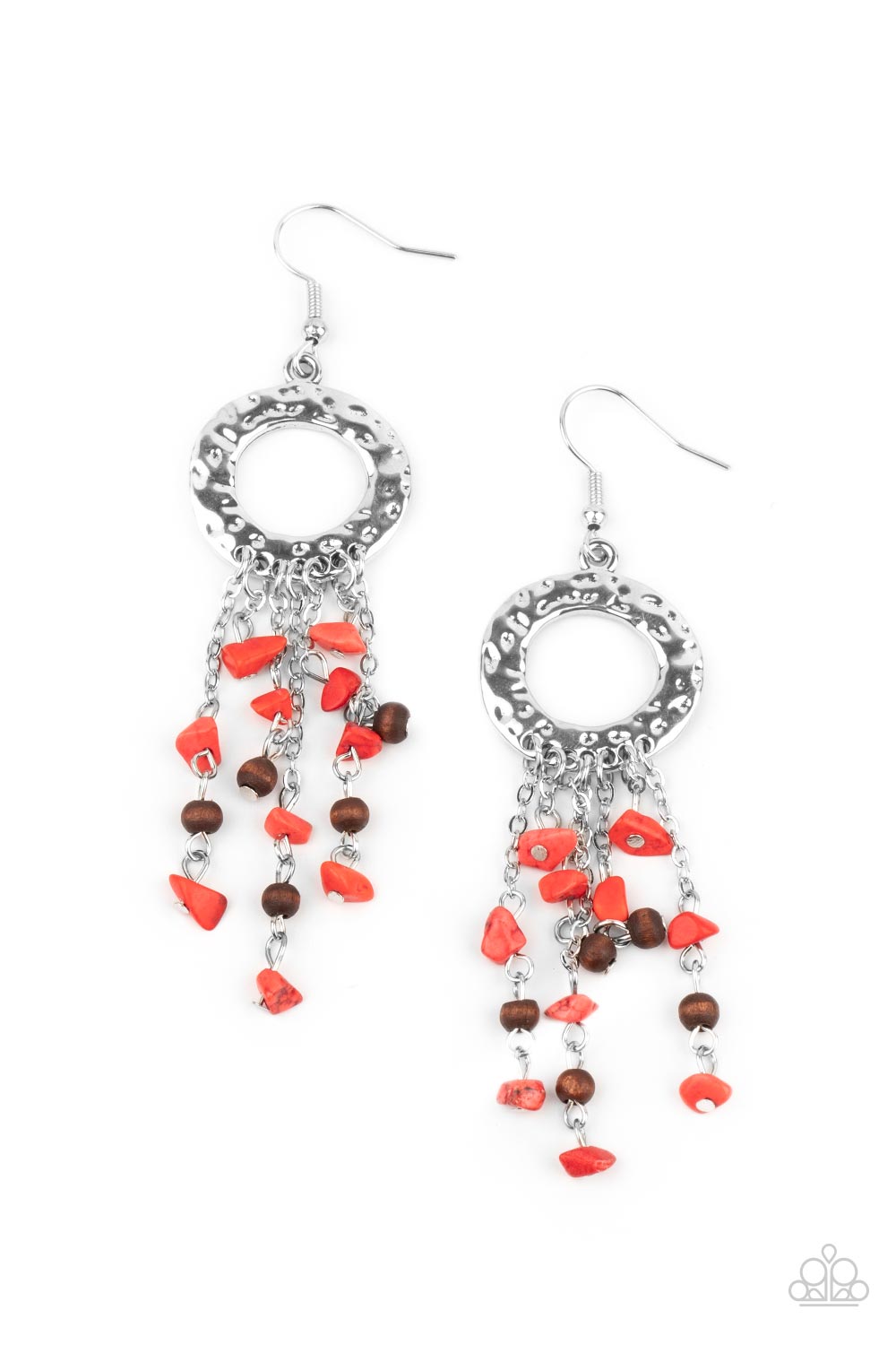 Primal Prestige - Red Earring - Paparazzi - Dare2bdazzlin N Jewelry