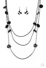 Load image into Gallery viewer, Alluring Luxe - Black Necklace - Paparazzi - Dare2bdazzlin N Jewelry
