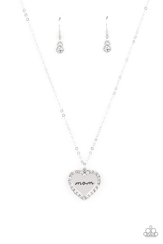 The Real Boss - White Necklace - Paparazzi - Dare2bdazzlin N Jewelry