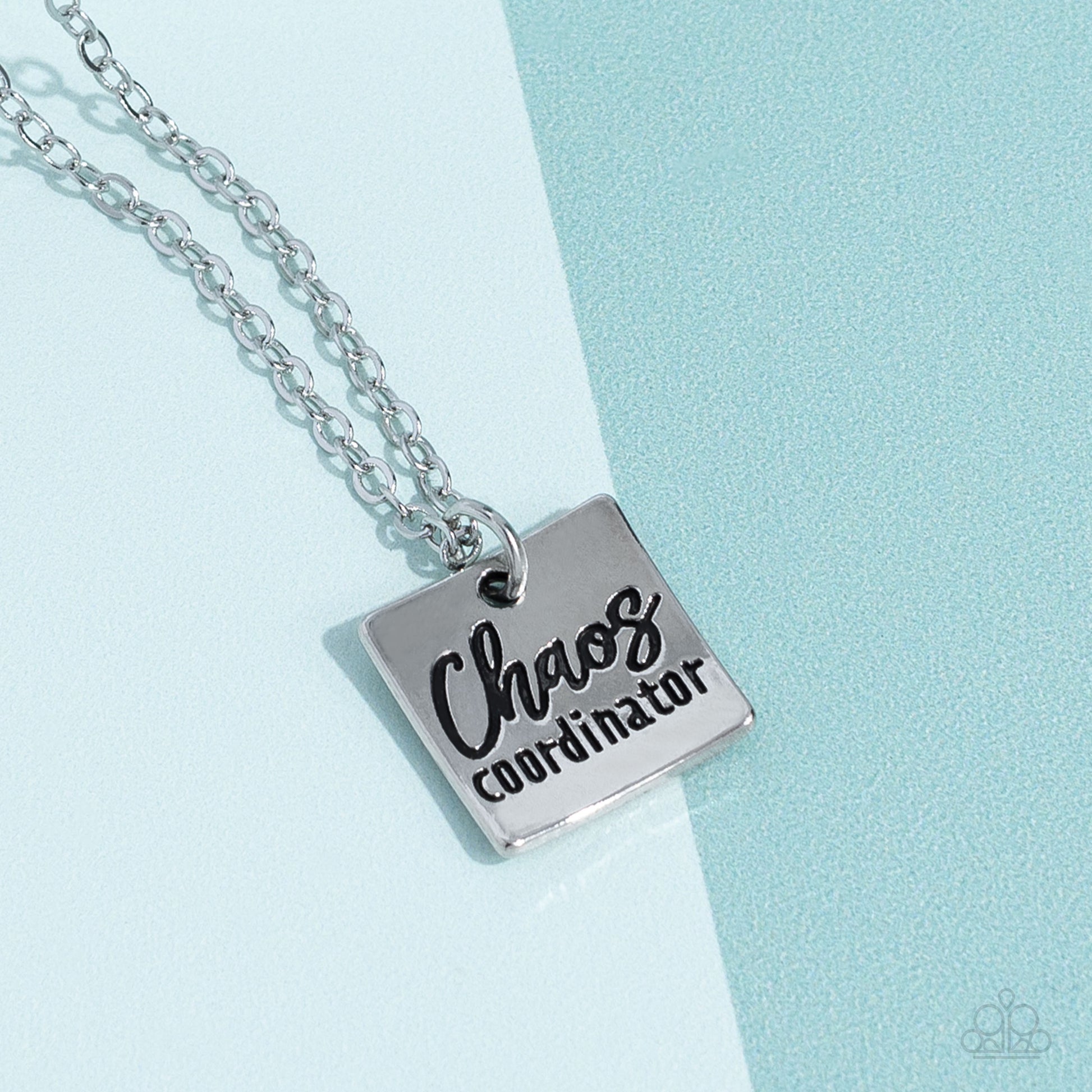 Chaos Coordinator - Silver Necklace - Paparazzi - Dare2bdazzlin N Jewelry