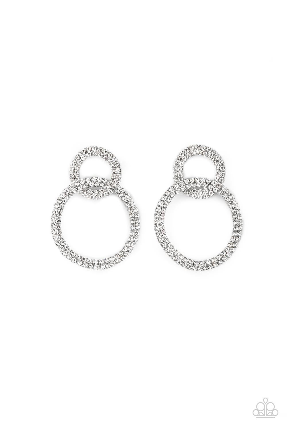 Intensely Icy - Black Earring - Paparazzi - Dare2bdazzlin N Jewelry