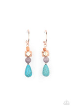 Load image into Gallery viewer, Boulevard Stroll - Copper Earring - Paparazzi - Dare2bdazzlin N Jewelry
