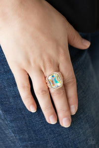Galaxy Goddess - Rose Gold Ring - Paparazzi - Dare2bdazzlin N Jewelry
