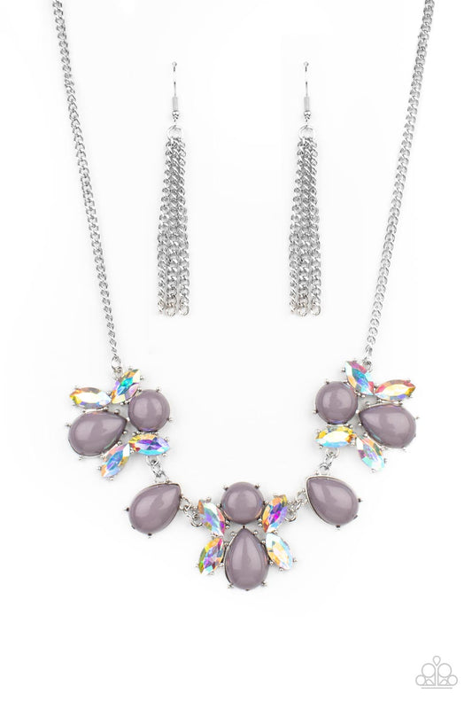 Galaxy Gallery - Silver Necklace - Paparazzi - Dare2bdazzlin N Jewelry
