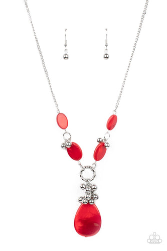 Summer Idol - Red Necklace - Paparazzi - Dare2bdazzlin N Jewelry