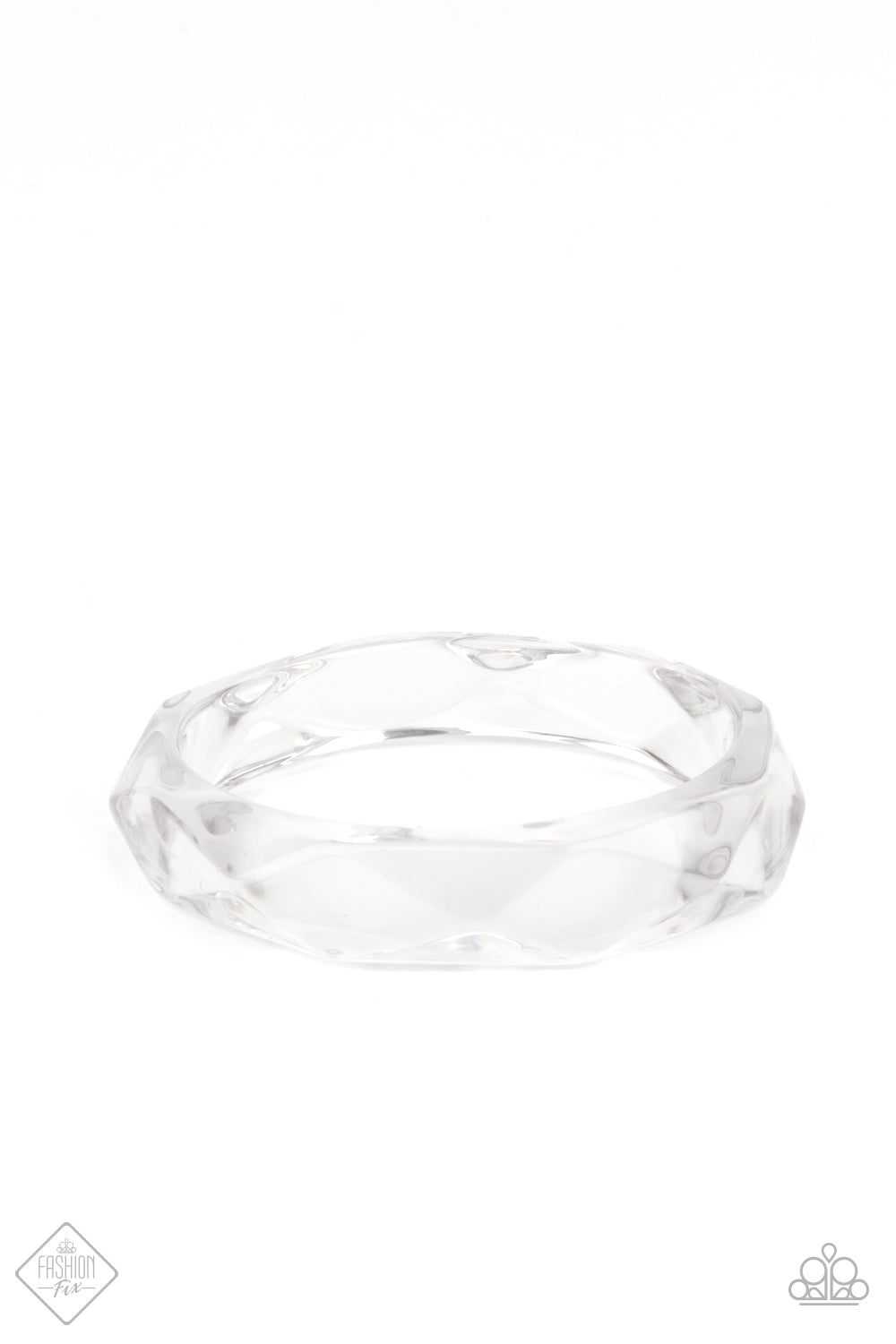 Clear-Cut Couture - White Bracelet - Paparazzi - Dare2bdazzlin N Jewelry
