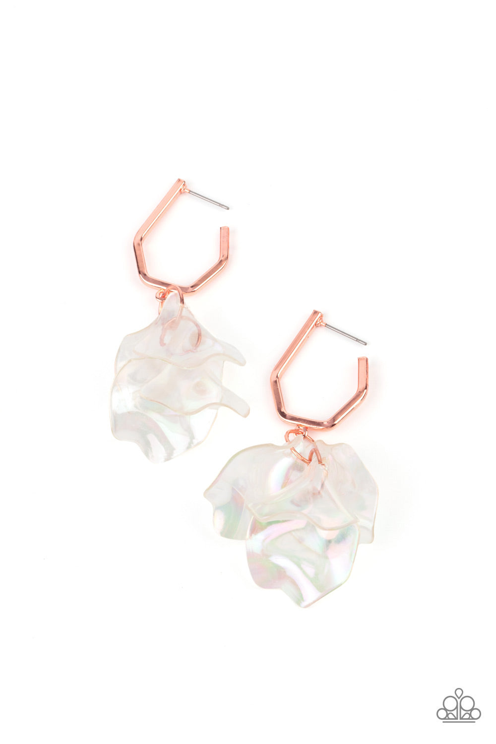 Jaw-Droppingly Jelly - Copper Earring - Paparazzi - Dare2bdazzlin N Jewelry