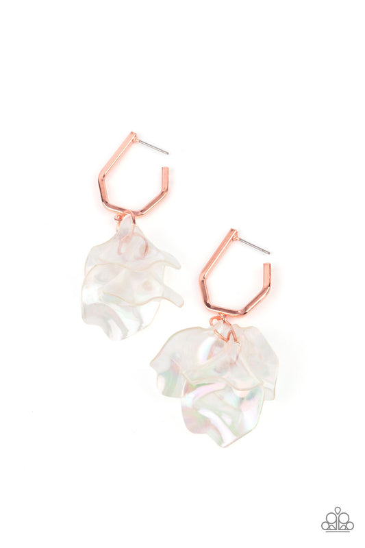 Jaw-Droppingly Jelly - Copper Earring - Paparazzi - Dare2bdazzlin N Jewelry