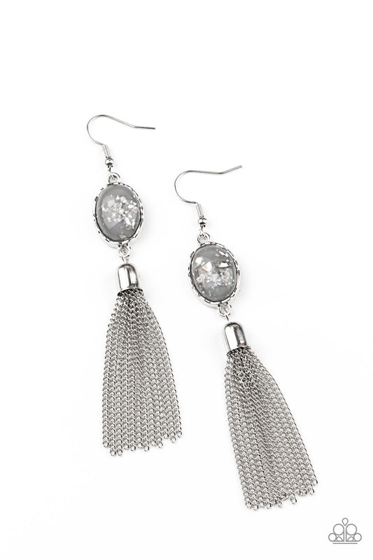 Oceanic Opalescence - Silver Earring - Paparazzi - Dare2bdazzlin N Jewelry