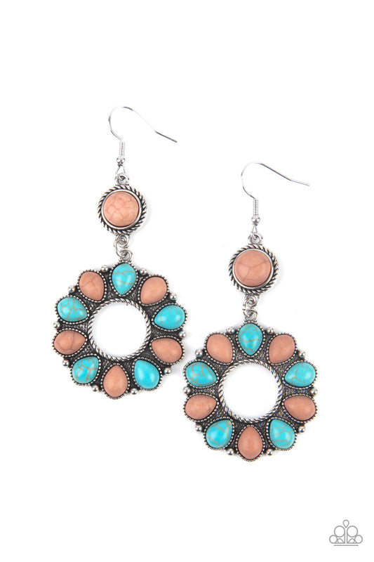 Back At The Ranch - Multi Earring - Paparazzi - Dare2bdazzlin N Jewelry