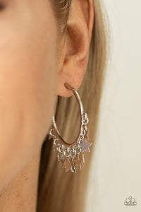 Happy Independence Day - Silver Earring - Paparazzi - Dare2bdazzlin N Jewelry