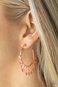 Happy Independence Day - Copper Earring - Paparazzi - Dare2bdazzlin N Jewelry