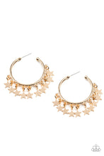 Load image into Gallery viewer, Happy Independence Day - Gold Earring - Paparazzi - Dare2bdazzlin N Jewelry
