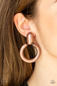 Ancient Artisan - Copper Earring - Paparazzi - Dare2bdazzlin N Jewelry