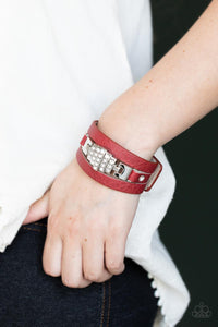 Ultra Urban - Red Bracelet - Paparazzi - Dare2bdazzlin N Jewelry