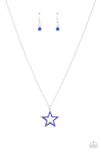 American Anthem - Blue Necklace - Paparazzi - Dare2bdazzlin N Jewelry