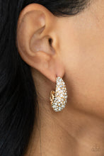 Load image into Gallery viewer, Glamorously Glimmering - Gold Earring - Paparazzi - Dare2bdazzlin N Jewelry
