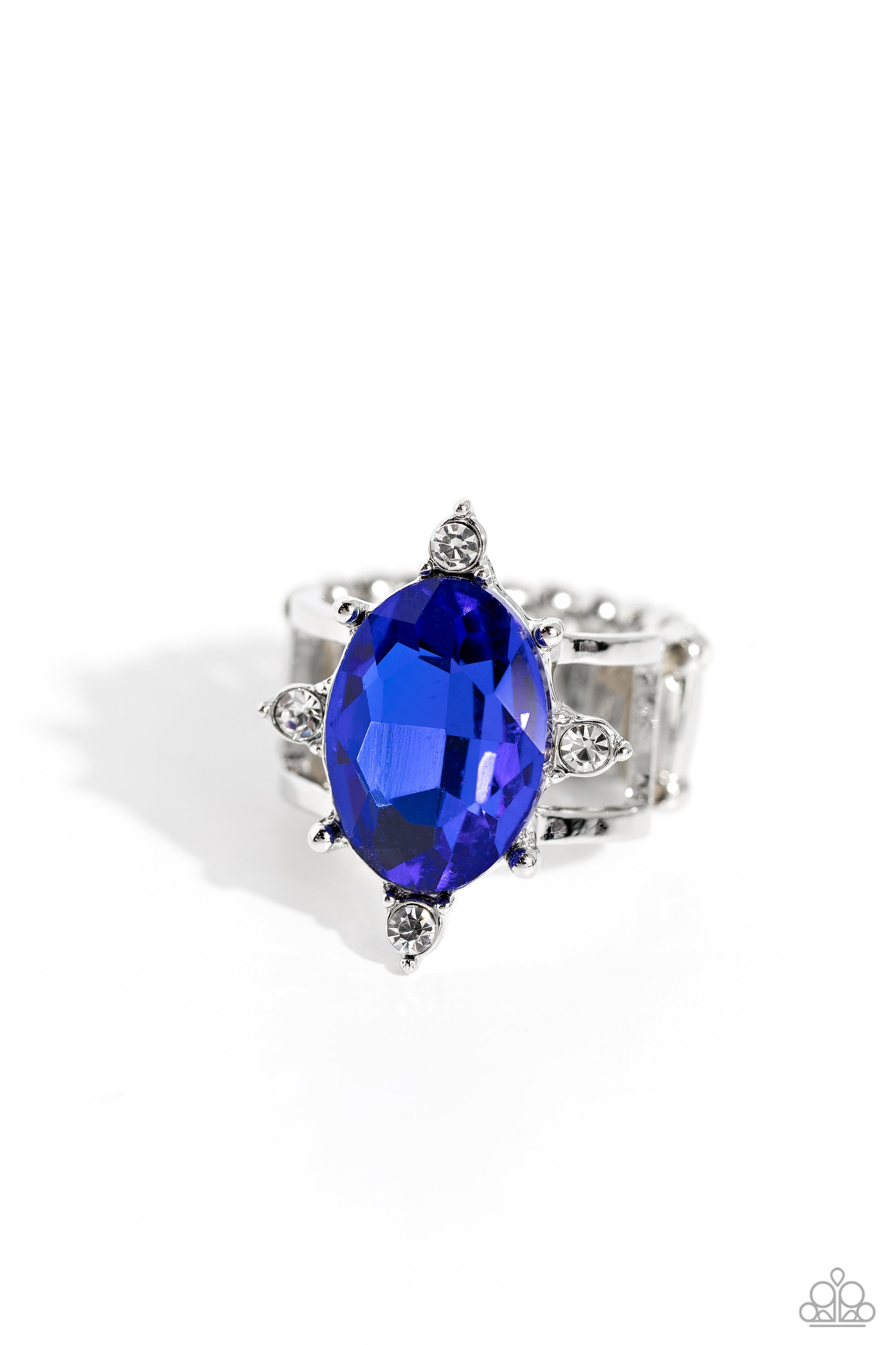 Sensational Sparkle - Blue Ring - Paparazzi - Dare2bdazzlin N Jewelry