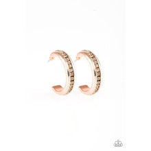 Load image into Gallery viewer, 5th Avenue Fashionista - Copper Earring - Paparazzi - Dare2bdazzlin N Jewelry
