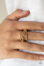 Load image into Gallery viewer, 5th Avenue Flash - Gold Ring - Paparazzi - Dare2bdazzlin N Jewelry
