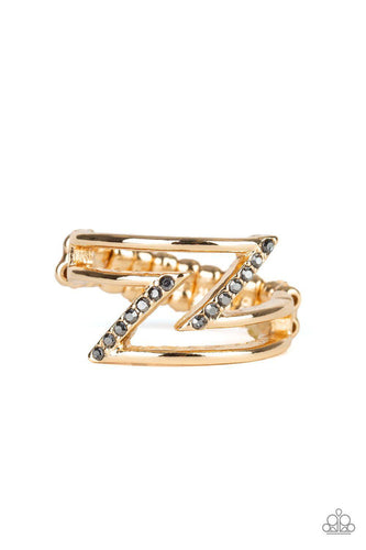 5th Avenue Flash - Gold Ring - Paparazzi - Dare2bdazzlin N Jewelry