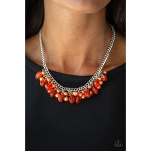 5th Avenue Flirtation Orange Necklace - Paparazzi - Dare2bdazzlin N Jewelry