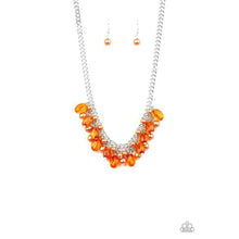 Load image into Gallery viewer, 5th Avenue Flirtation Orange Necklace - Paparazzi - Dare2bdazzlin N Jewelry
