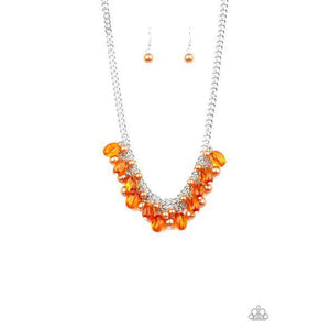 5th Avenue Flirtation Orange Necklace - Paparazzi - Dare2bdazzlin N Jewelry
