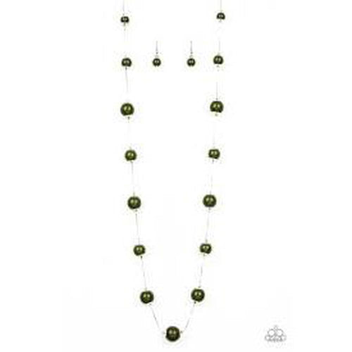 5TH Avenue Frenzy Green Necklace  - Paparazzi - Dare2bdazzlin N Jewelry