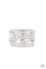Load image into Gallery viewer, Exclusive Elegance - White Ring - Paparazzi - Dare2bdazzlin N Jewelry

