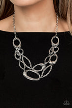Load image into Gallery viewer, Game OVAL - Silver Necklace - Paparazzi - Dare2bdazzlin N Jewelry
