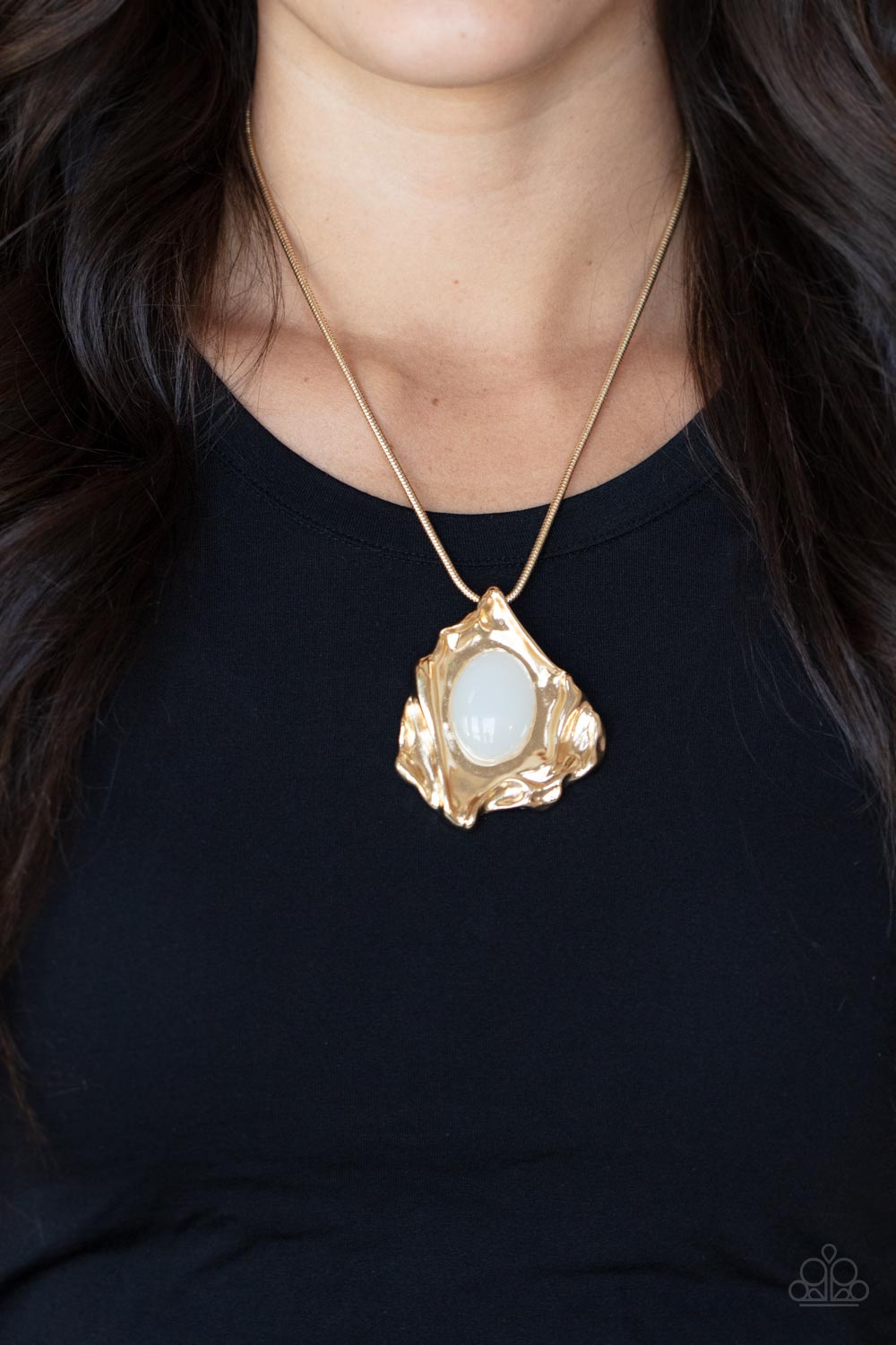 Amazon Amulet - Gold Necklace - Paparazzi - Dare2bdazzlin N Jewelry