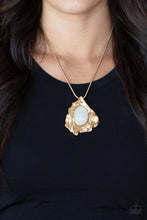 Load image into Gallery viewer, Amazon Amulet - Gold Necklace - Paparazzi - Dare2bdazzlin N Jewelry
