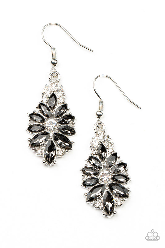 Gala Goddess - Silver Earring - Paparazzi - Dare2bdazzlin N Jewelry